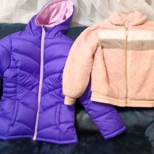 Girls jackets size 8 youth